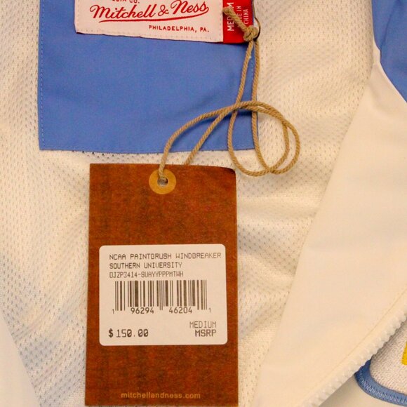 Southern University Jaguars Paintbrush Design Full-Zip Windbreaker Men's Medium - Picture 6 of 10